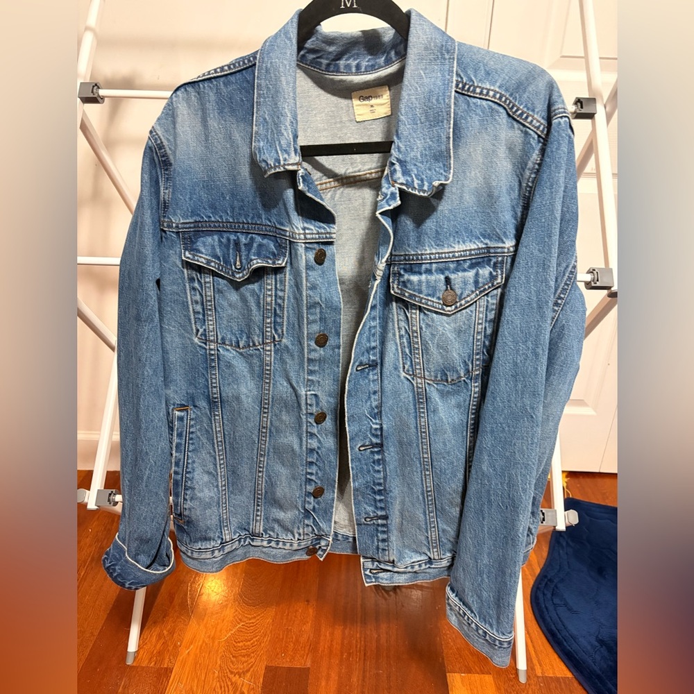 Vintage GAP Light Blue Oversized Denim Jacket
